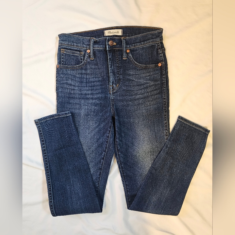 Madewell 10" High-Rise Skinny Jeans- Medium Wash- Size 26